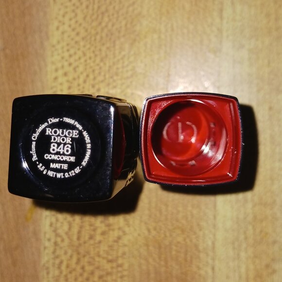 CHRISTIAN DIOR Matte Rouge Concorde Lipstick 846 - Picture 4 of 4